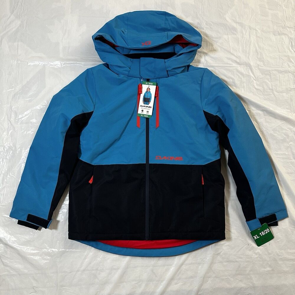 Dakine Boy Snow Jacket Blue Size Xl 18/20
